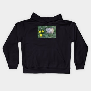 Tortoise and Dandelions Kids Hoodie